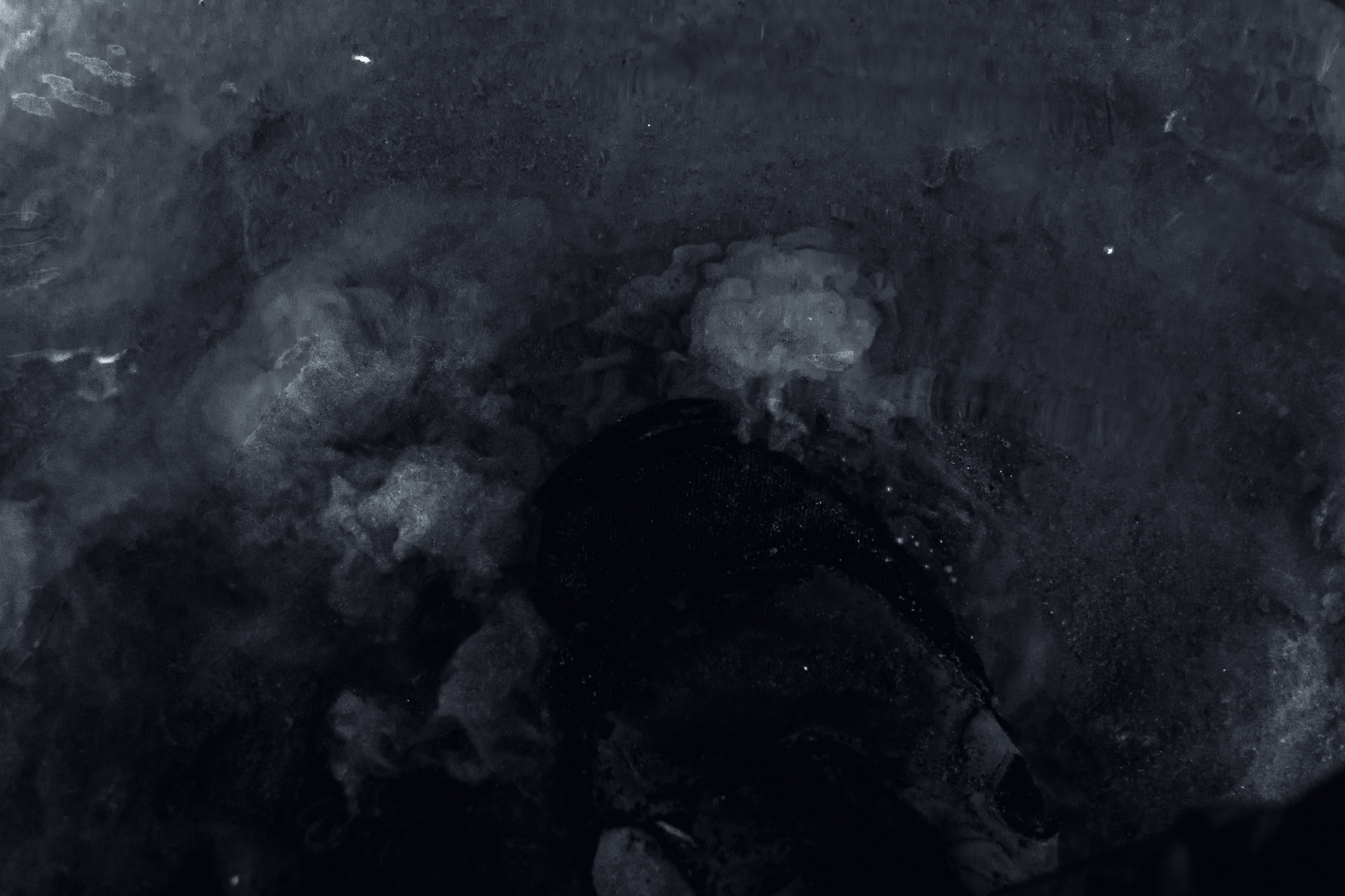 Boot creating mud in water