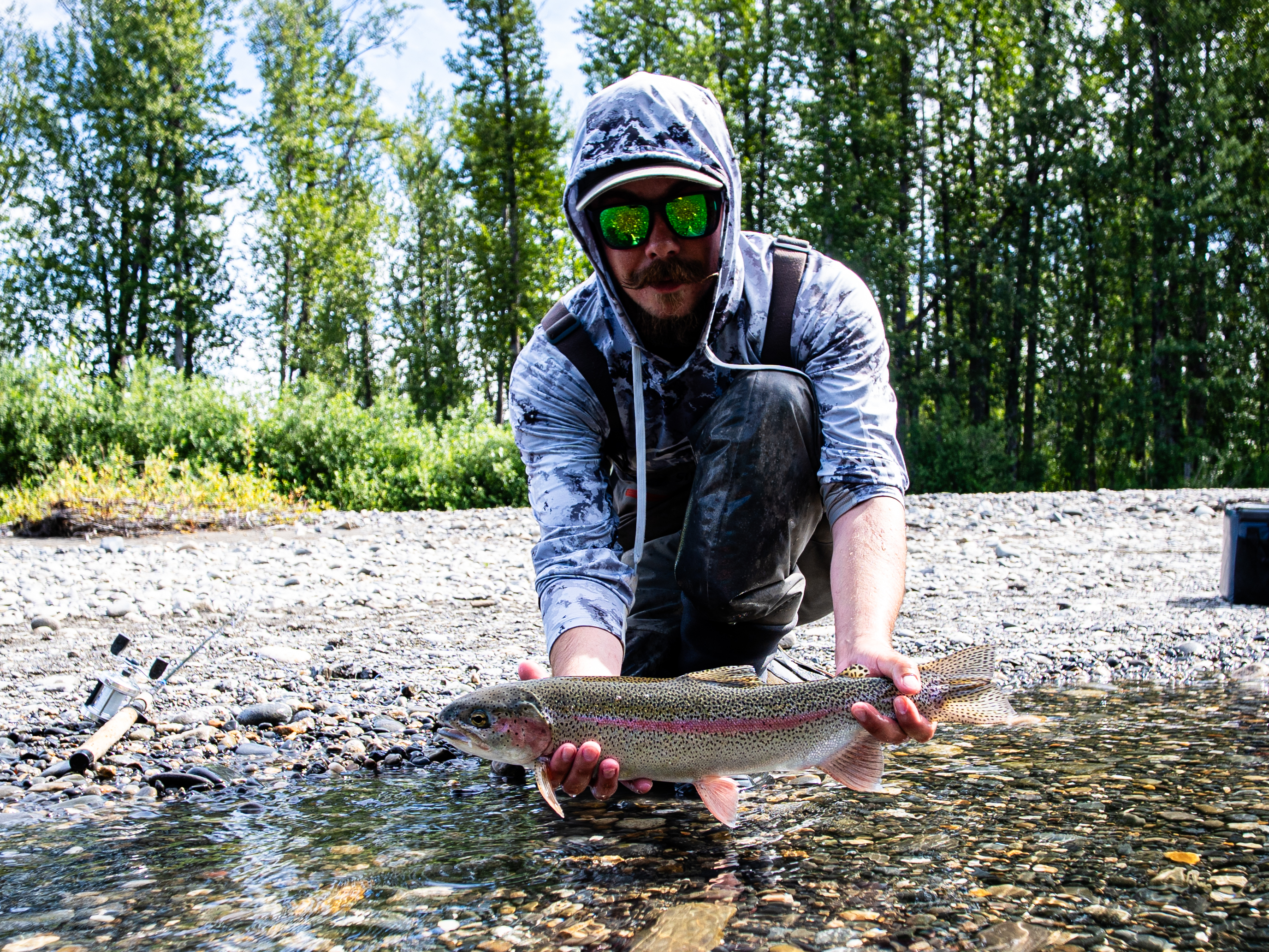 man holding fish